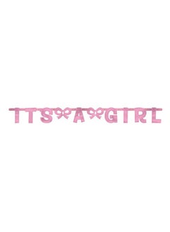 Amscan Baby Shower Jointed Cardstock Foil Letter Banner Baby Shower Banner Decorations and Party Supplies 