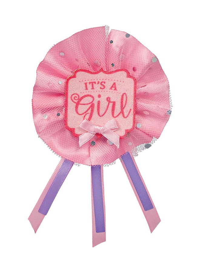 Amscan Party Centre It's A Girl Fancy Glitter Award Ribbon Party Accessories Party Supplies