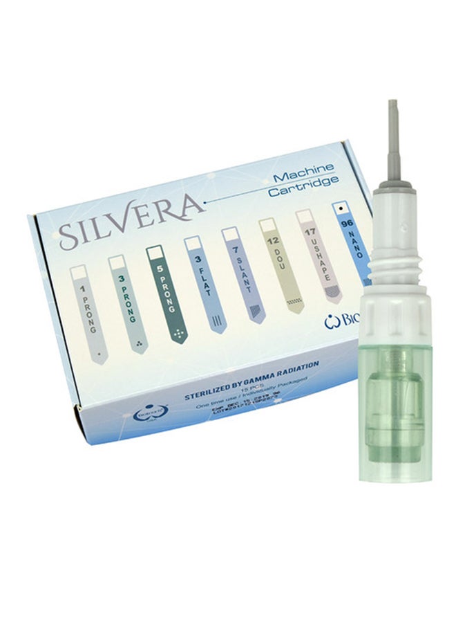 Biotouch 15-Piece 96 Prong Nano Needle For Silvera Machine White 