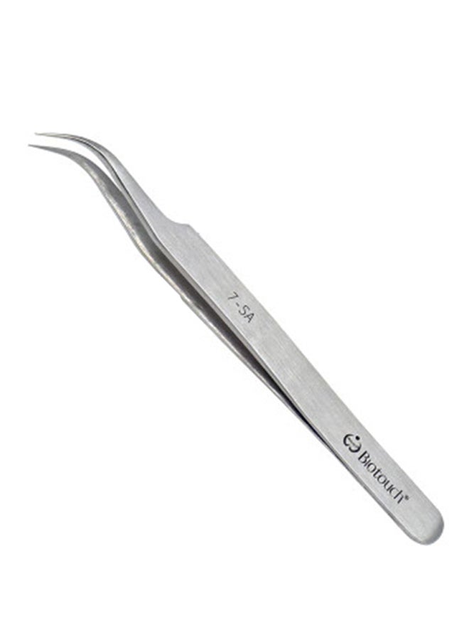 Biotouch - Curved Tip Tweezer Silver - Image 1