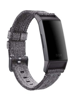 Fitbit Woven Band For Fitbit Charge 3/4 Small Charcoal Grey  - Image 1