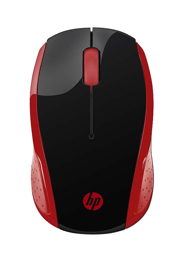 HP 200 Empres Wireless Mouse Black/Red - Image 1