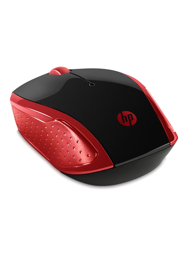 HP 200 Empres Wireless Mouse Black/Red - Image 3