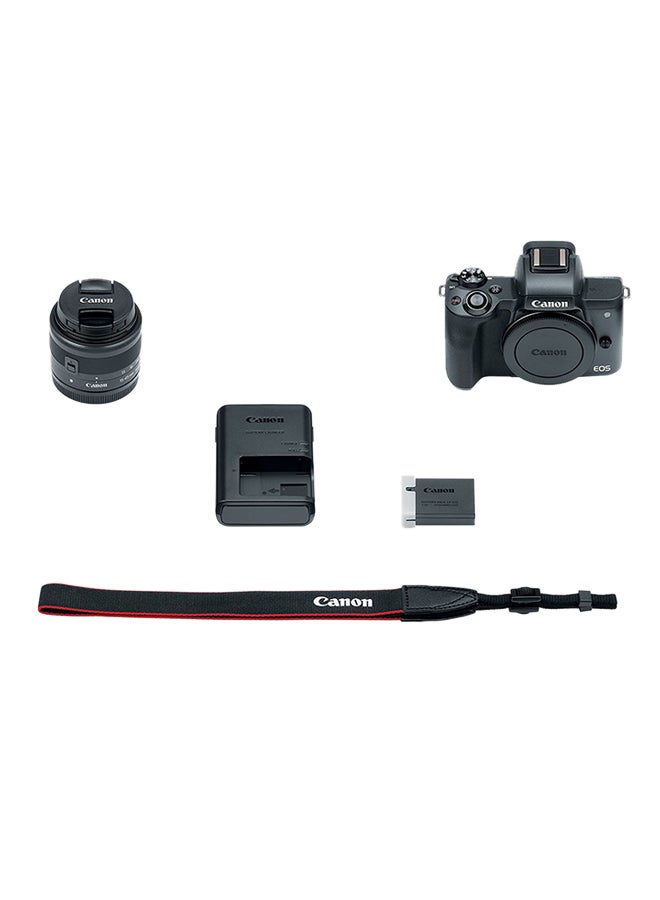 EOS M50 4K 24.1 MP DSLR Camera Black