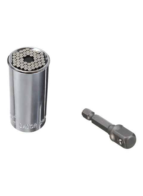 Universal Gator Grip Socket Wrench Silver
