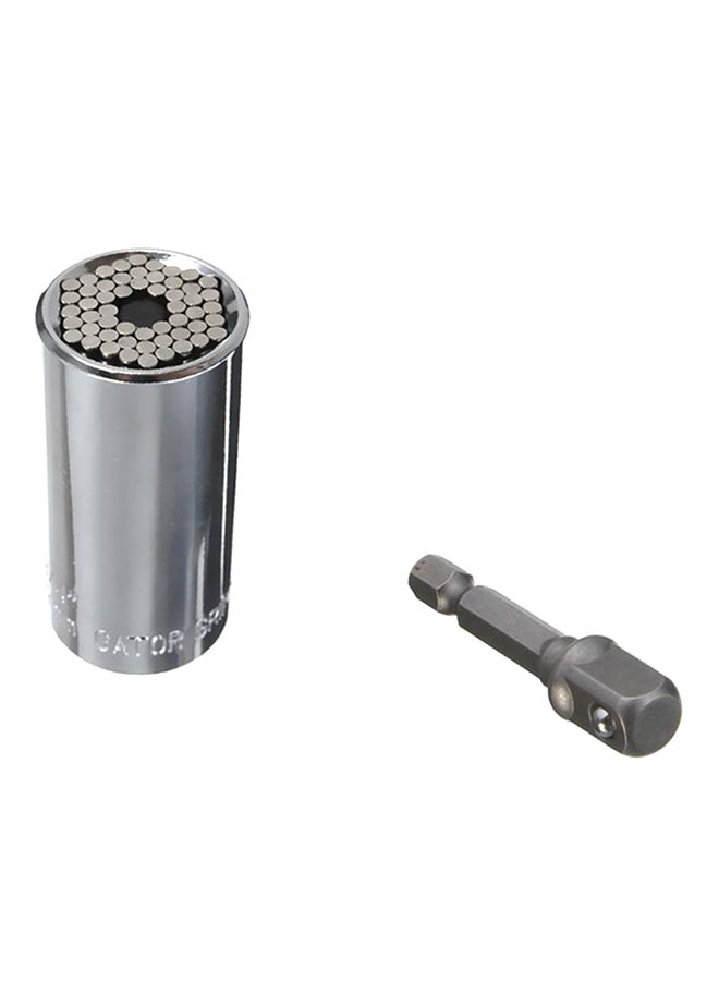 Universal Gator Grip Socket Wrench Silver - Image 1