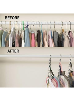 Wonder Hangers 4-Piece Clothes Hanger White  - Image 2
