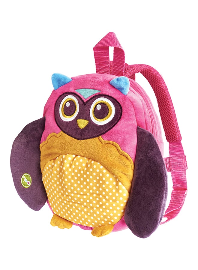 Oops My Harness Friend - Owl Backpack Pink/Brown/Purple