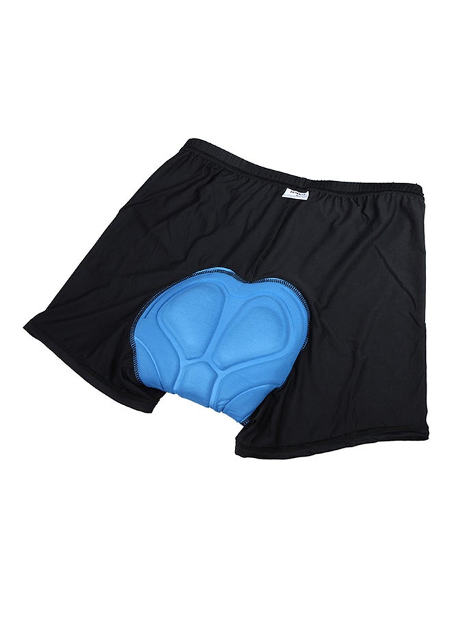 Generic - 3D Padded Bike Underwear Shorts Black/Blue - Image 1