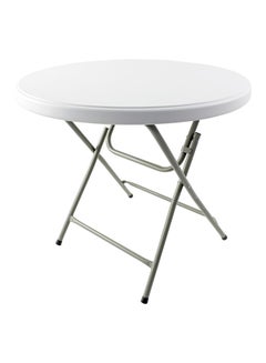 Foldable Round Table White