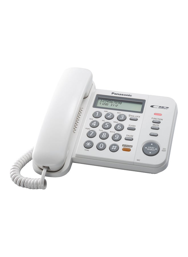 Panasonic Landline With Caller ID White