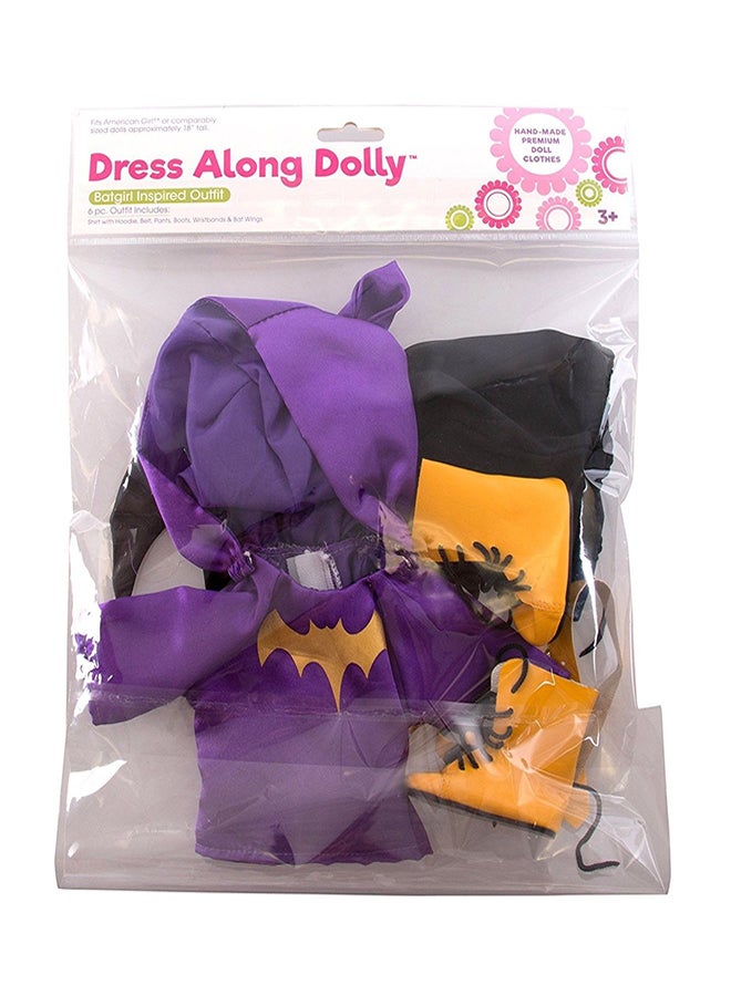 Dress Along Dolly 6-Piece Superhero Costume For 18-Inch American Girl  - Image 4