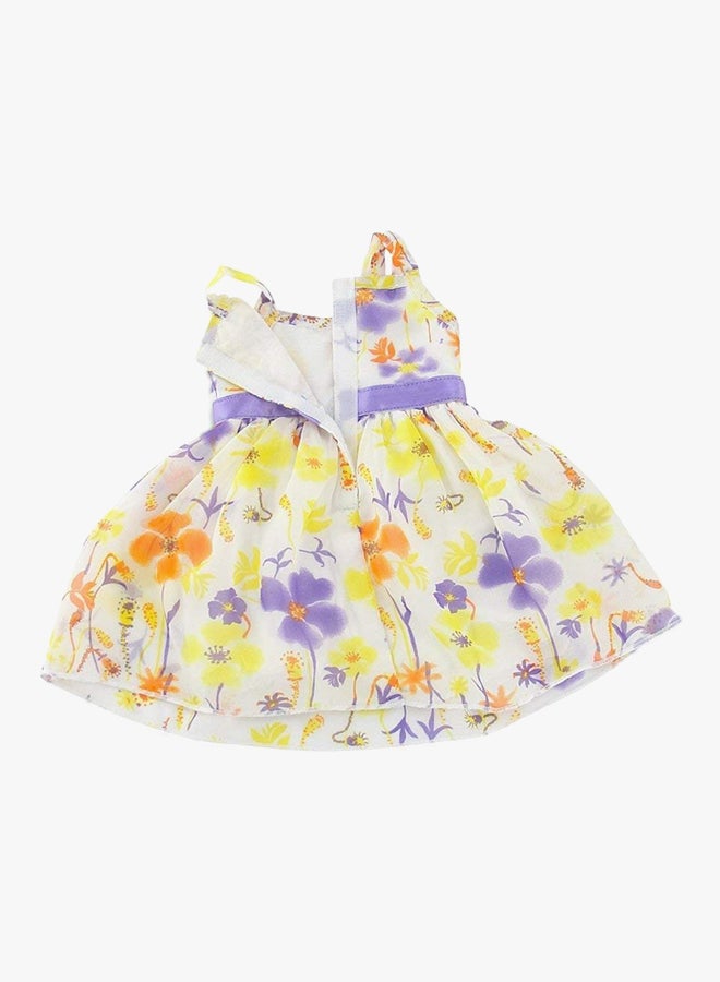 Emily Rose Doll Clothes - Floral Printed Doll Dress With Hat - Image 1