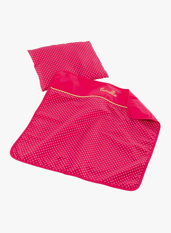 كورول طقم بطانية ووسادة للدمى - Image 2