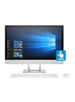 HP Pavilion All-In-One Desktop 27-r103nx With 27-Inch Display, Core i7 Processor/16GB RAM/2TB HDD/2GB GDDR5 AMD Radeon 530 Graphics Blizzard White  - Image 1