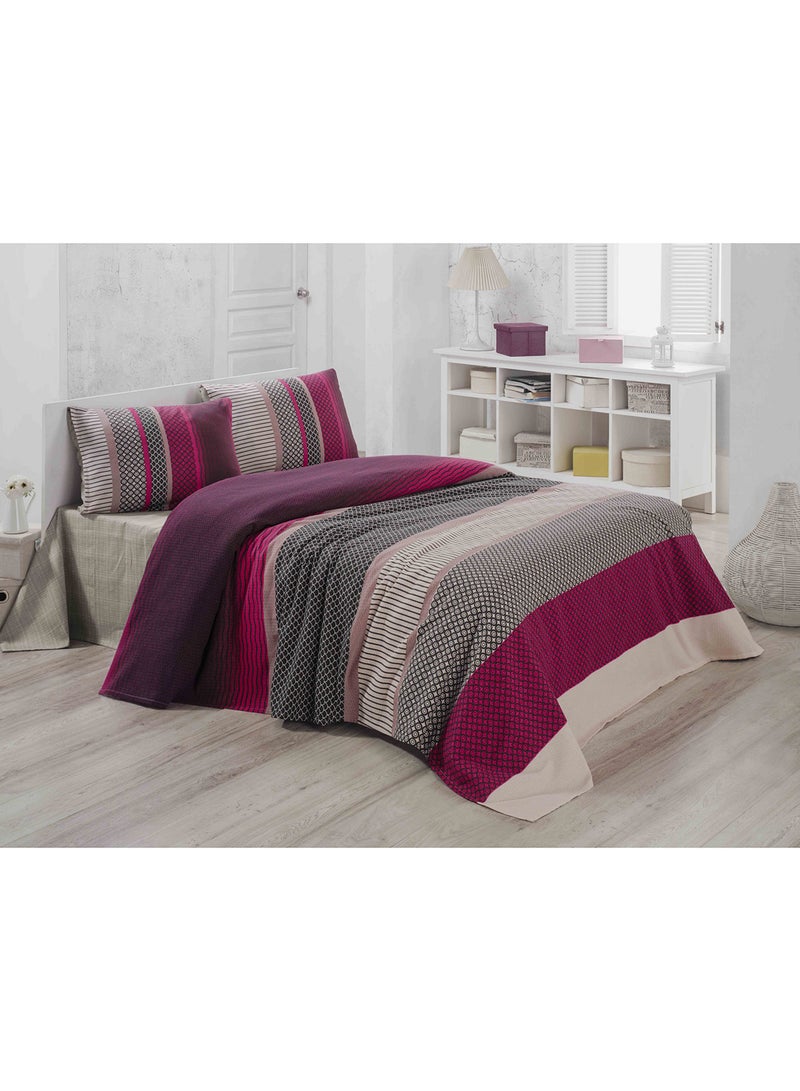 Victoria - Single Pique cotton Multicolour 160x230cm - Image 1