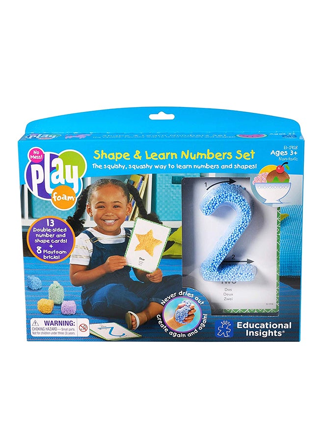 Learning Resources Playfoam Shape And Learn Numbers Set - Image 1