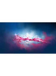 Textured Wall Art Canvas Print Multicolour 50x28x3.5cm
