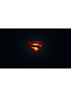 Superman Returns Logo Wall Art Canvas Print Multicolour 100x56x3.5cm