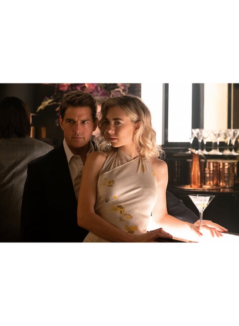 Vanessa Kirby And Tom Cruise In Mission Impossible Fallout Movie Wall Art Canvas Print Multicolour 70x47x3.5cm