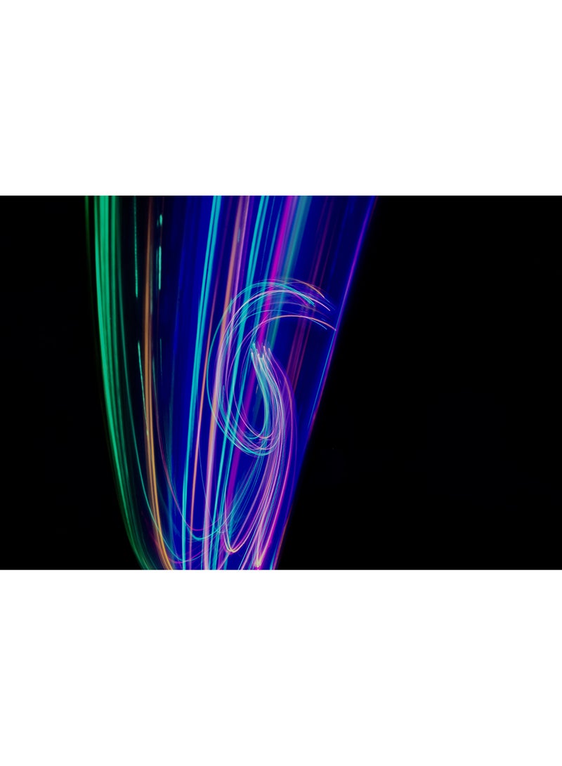 Neon Lights Wall Art Canvas Print Multicolour 70x47x3.5cm  - Image 1