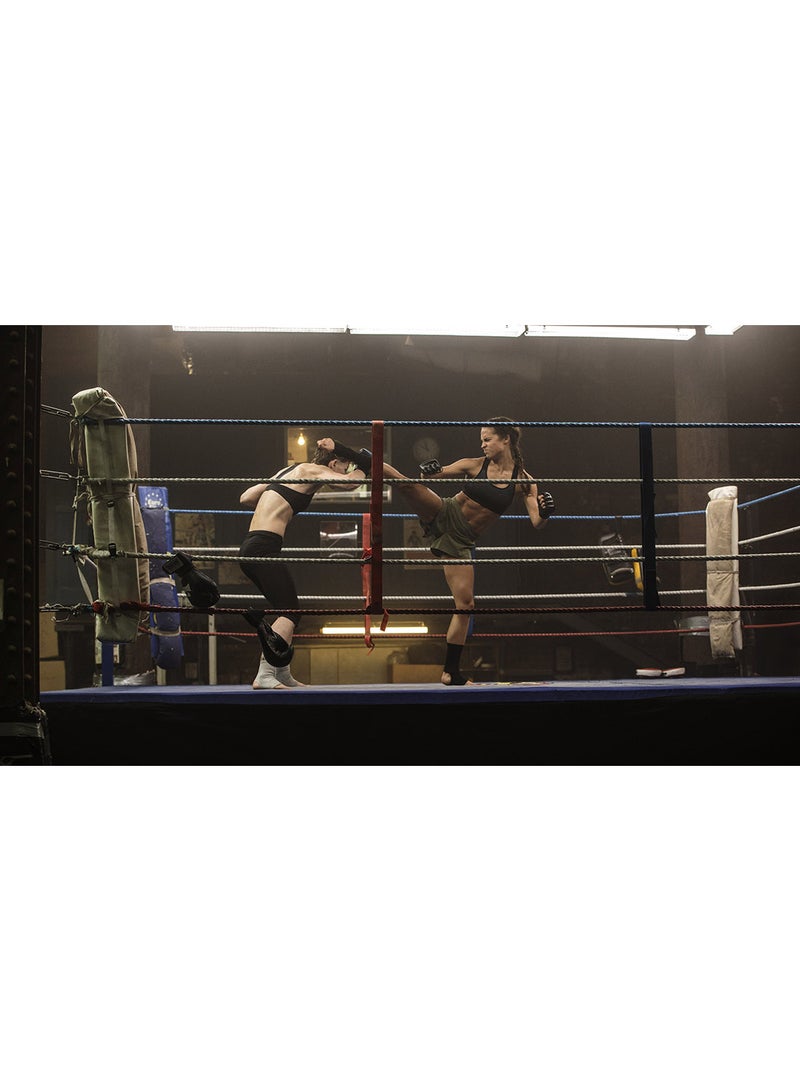 Generic - Tomb Raider Movie Alicia Vikander Doing Kick Boxing Wall Art Canvas Print Multicolour 50x28x3.5cm - Image 1