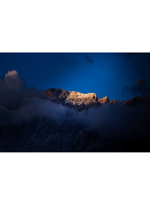 Alp Mountains Wall Art Canvas Print Multicolour 100x66x3.5cm
