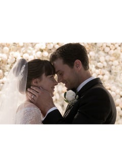 Jamie Dornan And Dakota Johnson Fifty Shades Freed Wall Art Canvas Print Multicolour 100x67x3.5cm