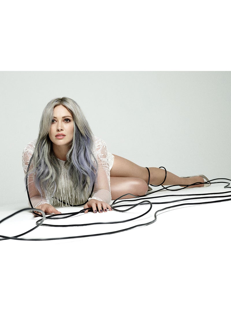 Generic - Hilary Duff Wall Art Canvas Print Multicolour 100x75x3.5cm - Image 1