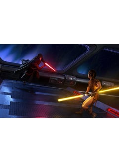 Star Wars Darth Revan Vs Bastila Shan Wall Art Canvas Print Multicolour 50x31x3.5cm