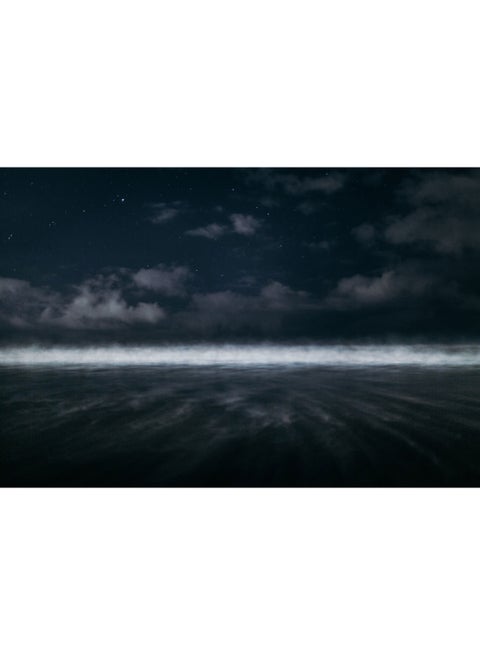 Fog Over Lake Wall Art Canvas Print Multicolour 100x67x3.5cm