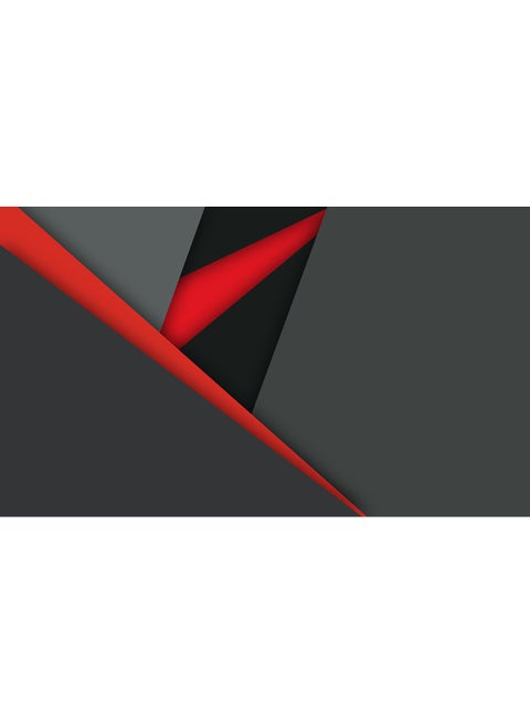 Material Design Dark Red Black Wall Art Canvas Print Multicolour 50x29x3.5cm