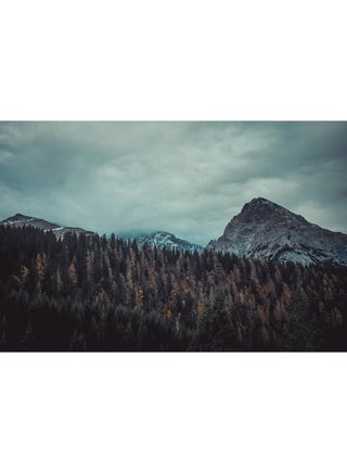 Trees And Mountains Wall Art Canvas Print Multicolour 100x67x3.5cm - v1537611403/N18068841A_1