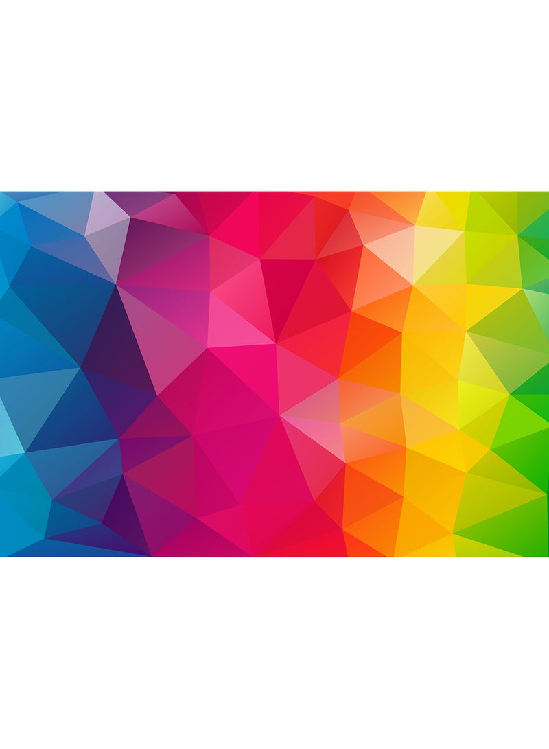 Triangles Colorful Background Wall Art Canvas Print Multicolour 50x33x3.5cm