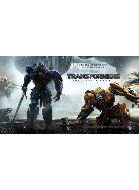 Transformers The Last Knight Movie Wall Art Canvas Print Multicolour 50x28x3.5cm