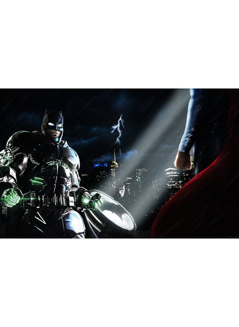 Batman VS Superman Showdown Wall Art Canvas Print Multicolour 70x44x3.5cm