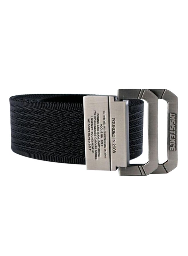 Canvas Belt Black/Silver  - Image 2