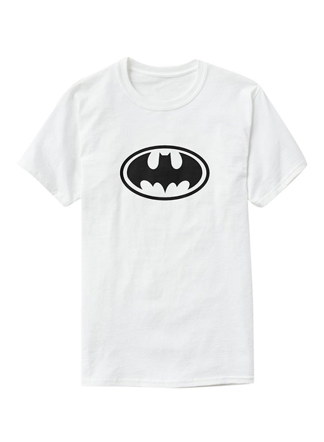 1st Piece Batman Design Short Sleeve T-Shirt White  - Image 2