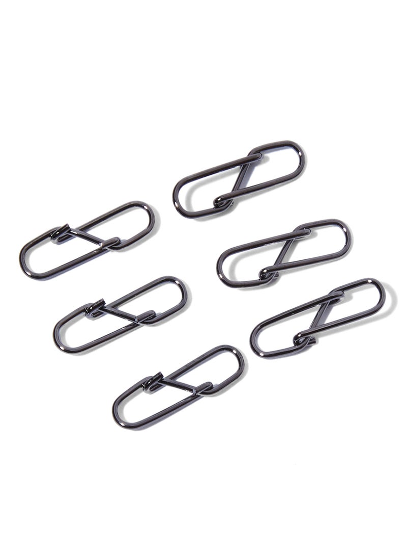 6-Piece Swivel Eight Lock Snap Hooks