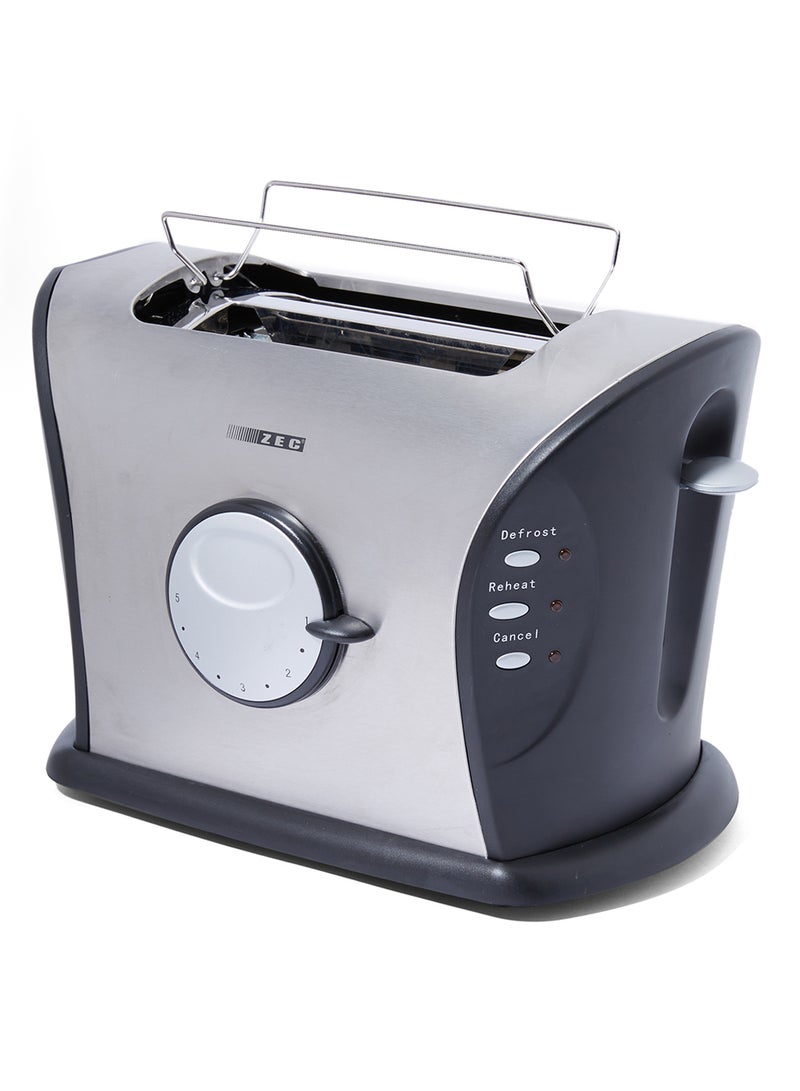 ZEC Portable Toaster 850W 850.0 W ZBT-22 Silver/Black - Image 2