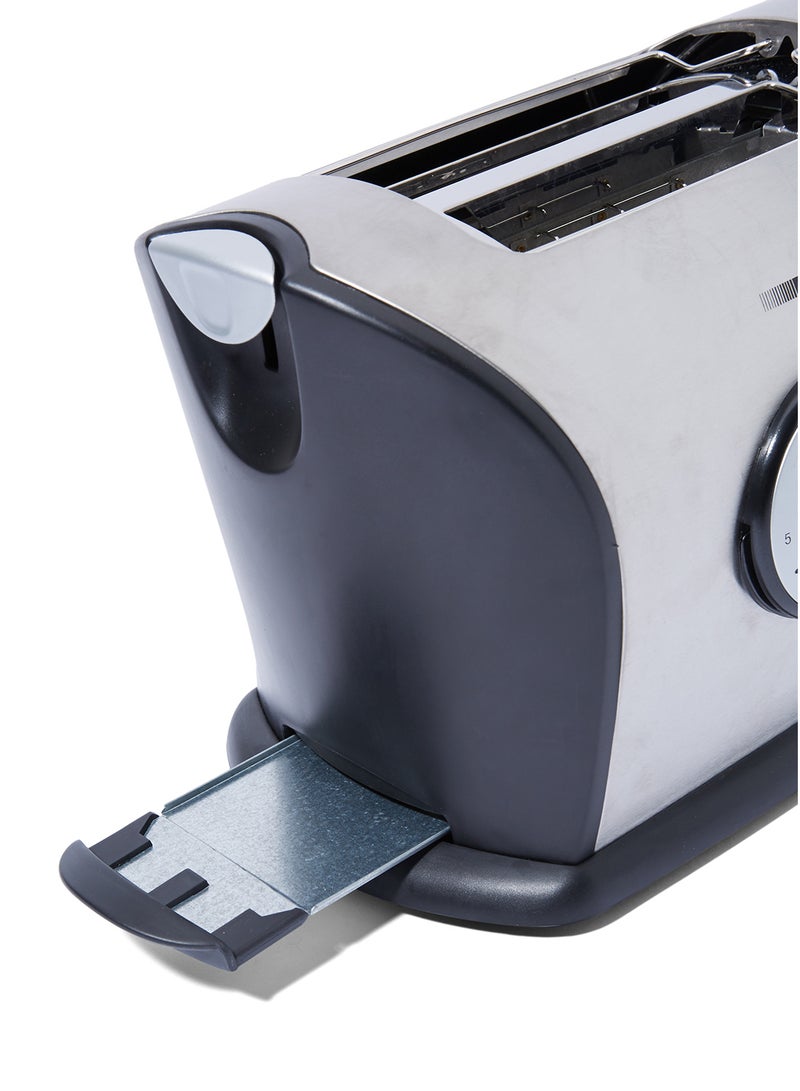 ZEC Portable Toaster 850W 850.0 W ZBT-22 Silver/Black - Image 5
