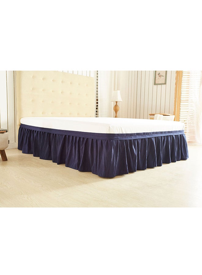 Ruffled Bed Skirts polyester Purple Twin - Image 1