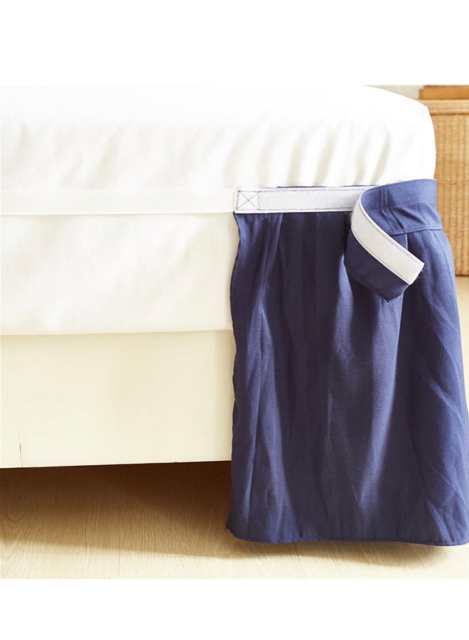 Ruffled Bed Skirts polyester Purple Twin - Image 2