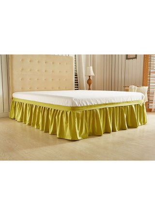 Ruffled Bed Skirts Polyester Green - v1537700901/N17308878A_1