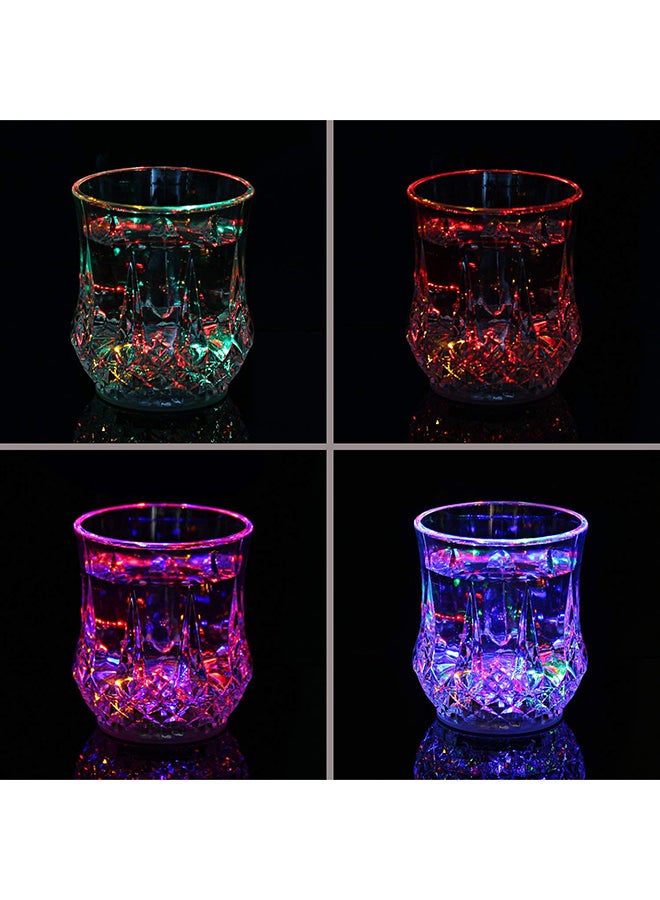 كوب بألوان متغيرة بضوء LED قوس قزح 7x9x7سم