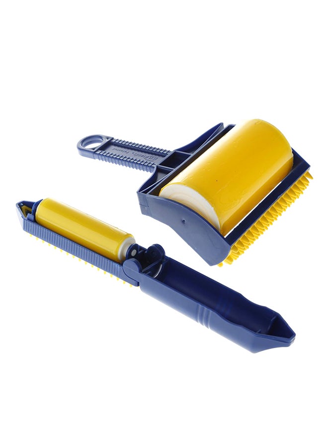 2-Piece Lint Remover Kit Blue/Yellow