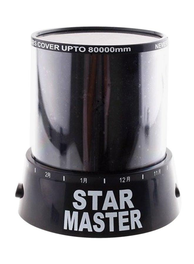 Night Sky Cosmos Lamp Projector Black 10.9x10.9x11.6cm