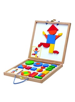 Geoform Magnetic Wooden Shapes Set