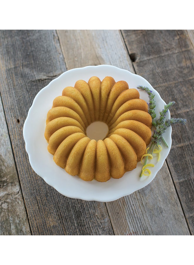 نورديك وير صينية لعمل كيك البندت مناسبة للحفلات ذهبي/فضي 3.94x9.06x9.06بوصة - Image 3