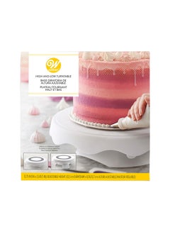 Wilton High And Low Cake Turntable White/Grey 12.75inch  - Image 3